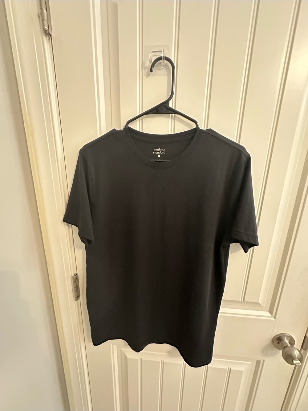 Musinsa Standard Men's Black Crew Neck T-Shirt